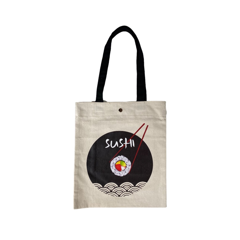 Jual Totebag Kanvas Unisex Ceviro JapanC Tote Bag Kuliah Fashion Muat