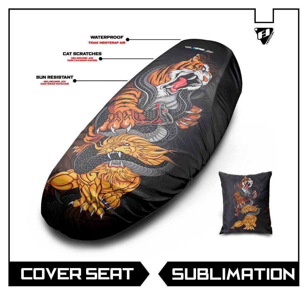Jual SARUNG JOK MOTOR / COVER JOK MOTOR / COVER SEAT WATERFROOP / MOTIF