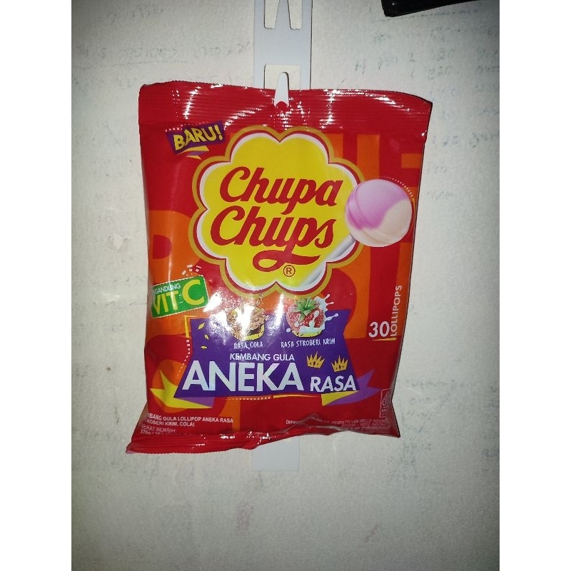 Jual Chupa Chups Lolipop Classic Aneka Rasa 30 Pcs Sachet | Shopee ...