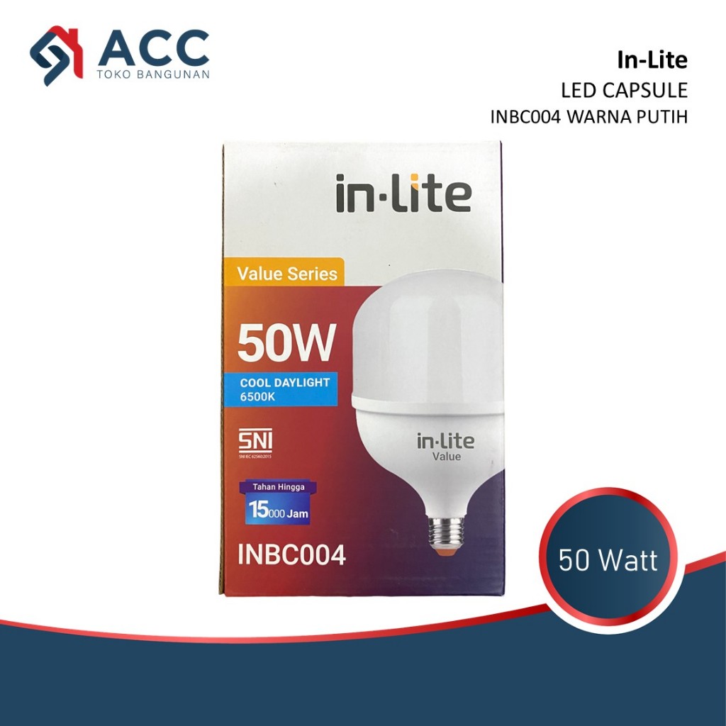 Jual Inlite Inbc Lampu Led Capsule Value Series W W W W W Shopee Indonesia