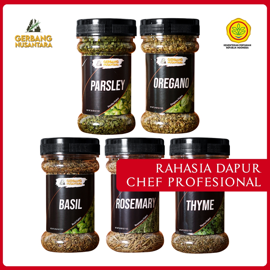 Jual Gerbang Nusantara - Bumbu Masak Dapur Daun Parsley Oregano Thyme ...