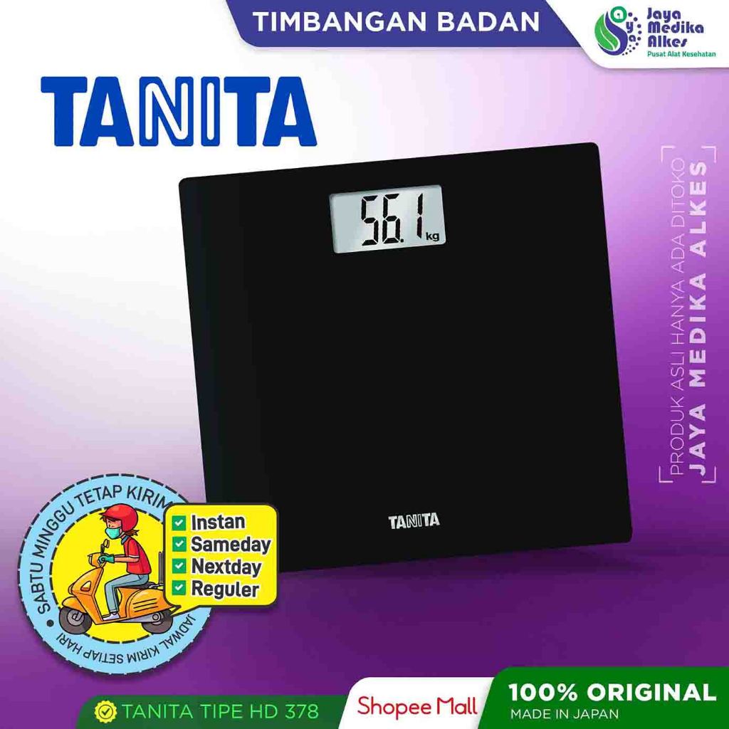 Jual Tanita Digital Bathroom Scale Timbangan Digital Tipe HD 378
