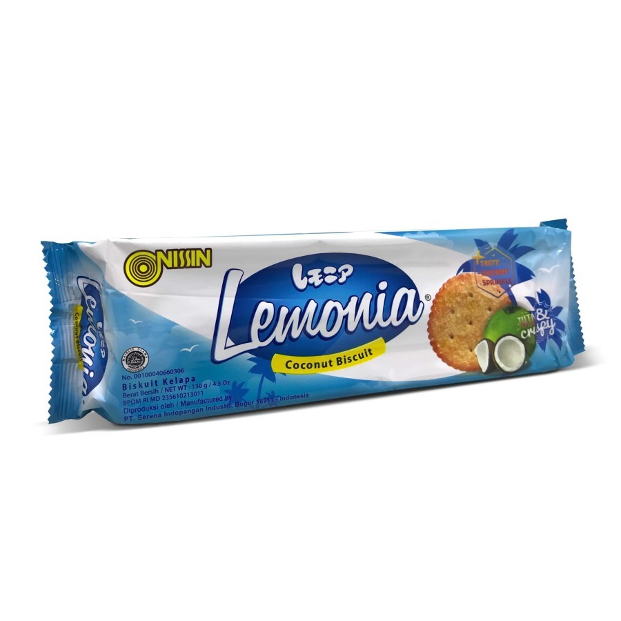 Jual NISSIN LEMONIA BISKUIT RASA KELAPA 130 GR | Shopee Indonesia