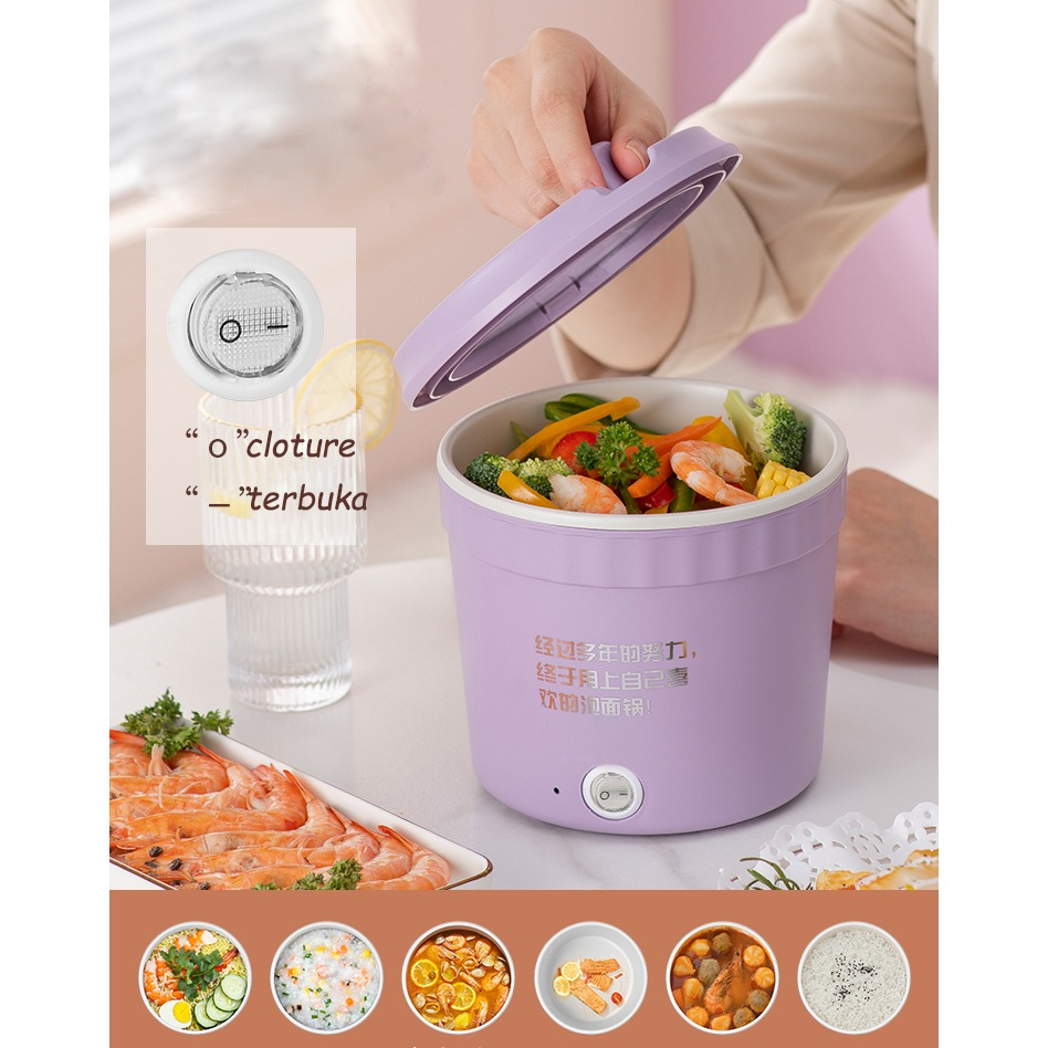 Jual SHENAR - Mini Rice Cooker Panci Listrik Serbaguna 1L / Electric ...