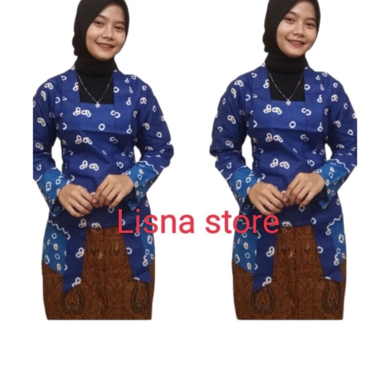 Jual Kebaya Encim Jumputan Kebaya Jumputan Model Kutu Baru | Shopee ...