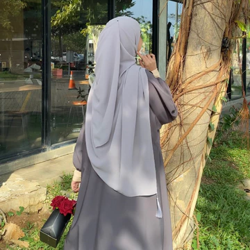 Segi 4 Syar'I Tassel Arabian Helwa Signature Khimar By Falba