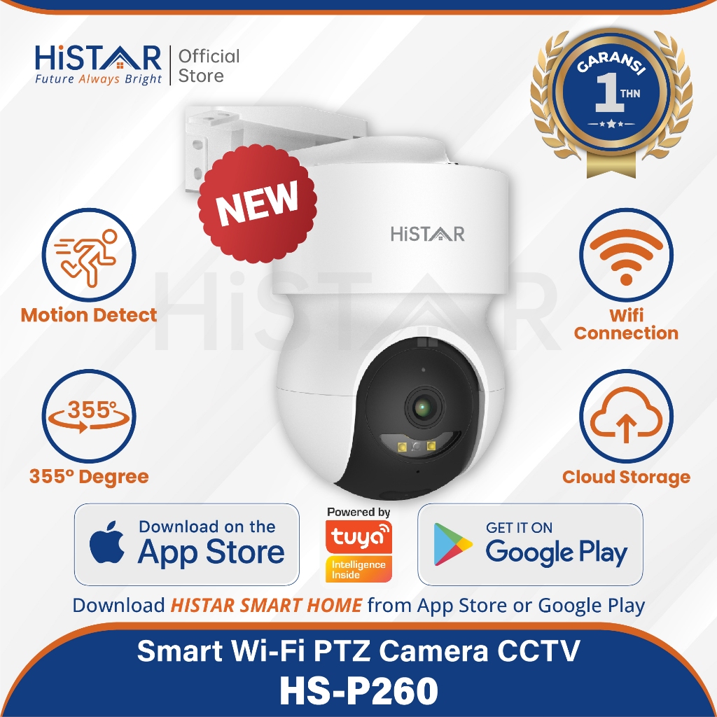 Jual CCTV Kamera HiSTAR HSP260 SMART PTZ CAMERA Shopee Indonesia