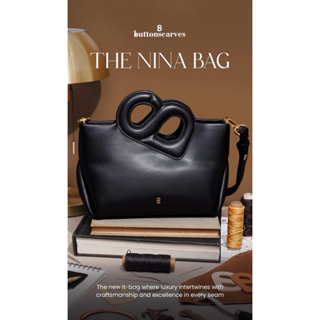 Nina Tote Bag - Black – Buttonscarves