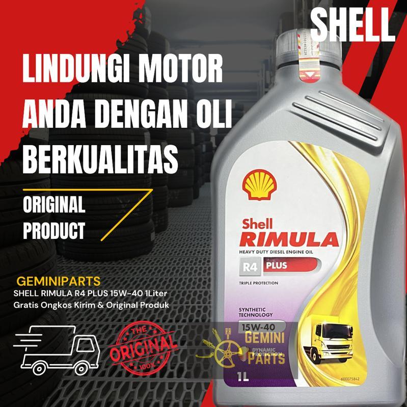 Jual OLI SHELL RIMULA R4 PLUS 15W-40 1LITER | Shopee Indonesia