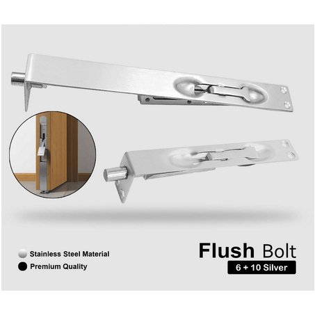 Jual Classic Grendel Tanam Set L Slot Pintu L Flush Bolt L Selot Tanam Shopee Indonesia