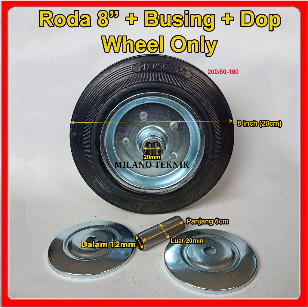 Jual Roda Troli 8