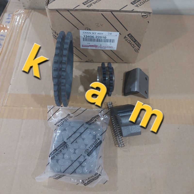 Jual timing chain set rantai keteng set kijang buaya doyok 3k 4k kf10 ...