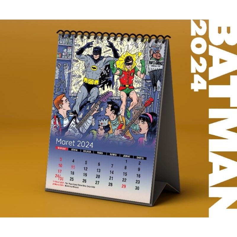 Jual Kalender 2024 Batman Classic | Shopee Indonesia