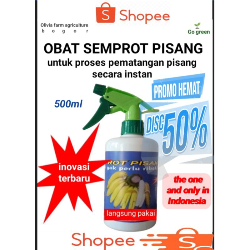 Jual Cairan/Obat Semprot Pisang/Praktis Siap Pakai/Ethrel/Isi 500ml ...