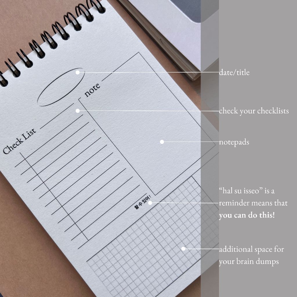 Jual Check List Planner Notepad Buku To Do List Perencanaan Memo Harian ...