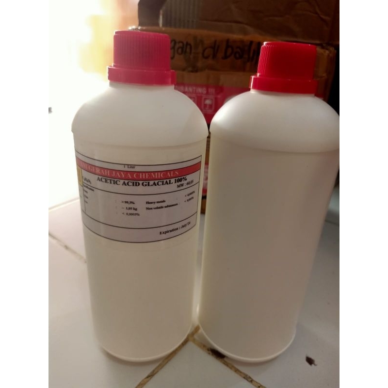 Jual Asam Asetate Glasial Acetic Acid Glacial 1 Ltr Shopee Indonesia 9830