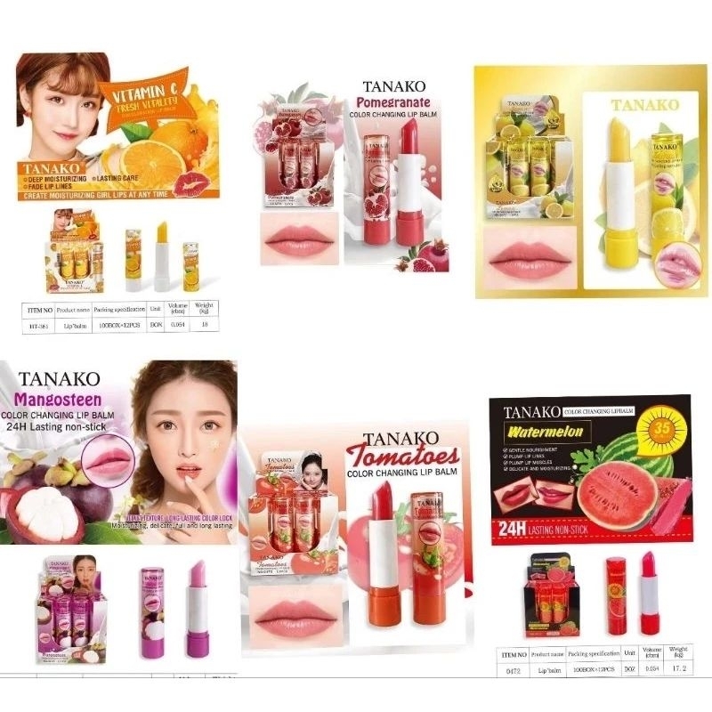 Jual TANAKO LIP BALM FRUIT NEW | Shopee Indonesia