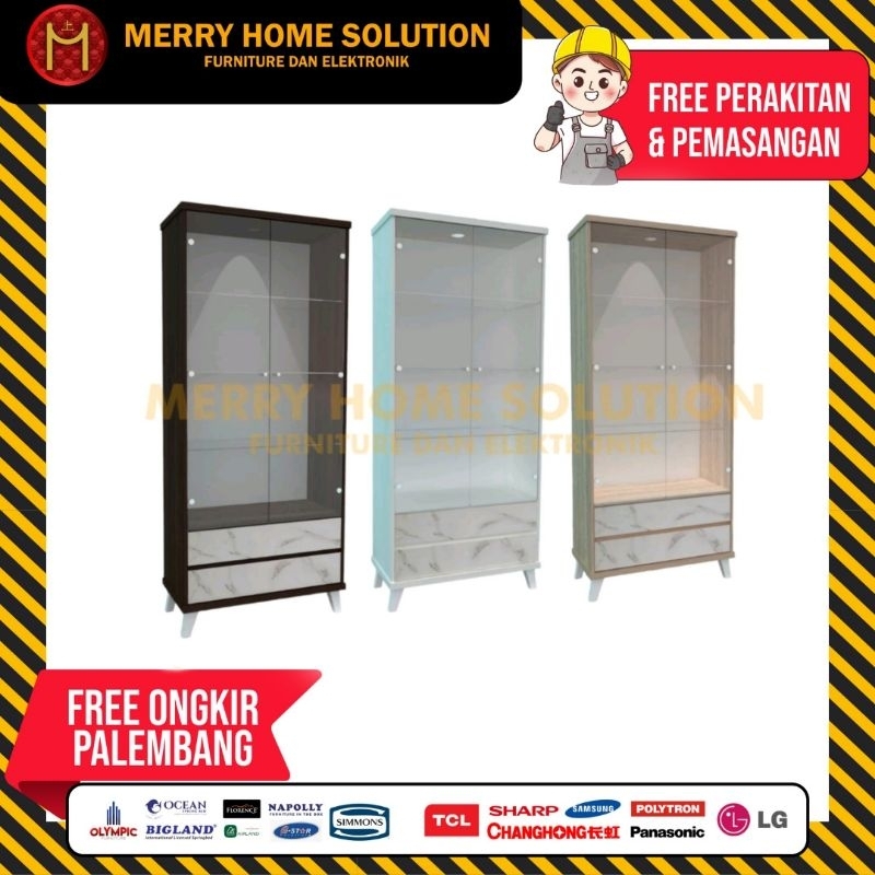 Jual Lemari Hias Kaca Lemari Panjang Pintu Lemari Tas Display Cabinet