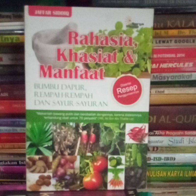 Jual Rahasia, Khasiat &Manfaat Bumbu Dapur, Rempah Dan Sayuran | Shopee ...