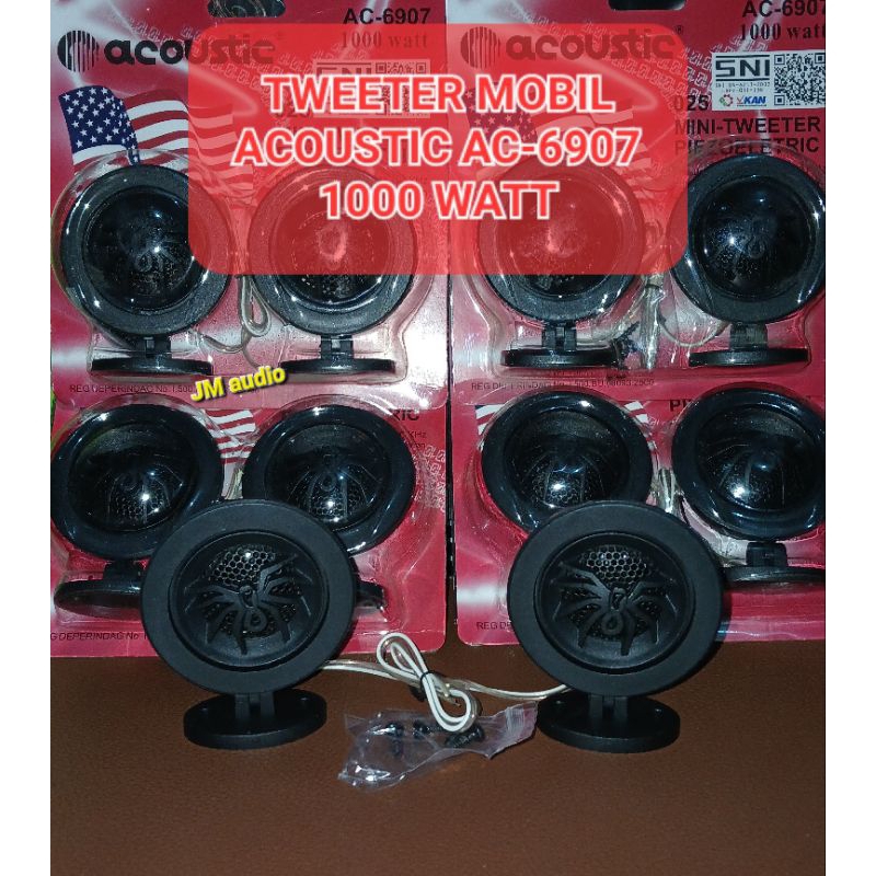 Jual Speaker Tweeter mobil acoustic AC-6907 1000 Watt | Shopee Indonesia