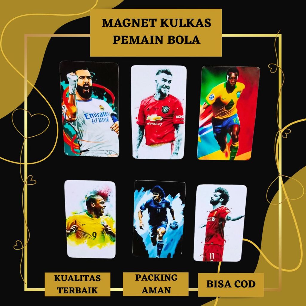 Jual Magnet Kulkas PVC Pemain Bola Football Player Lionel Messi ...