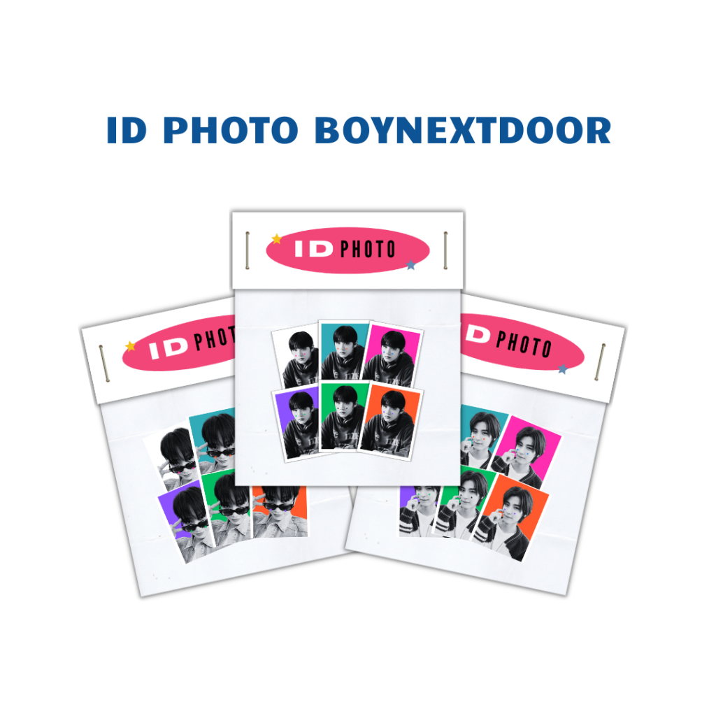 Jual id photo boynextdoor pas foto boynextdoor ukuran 3 x 4 cm
