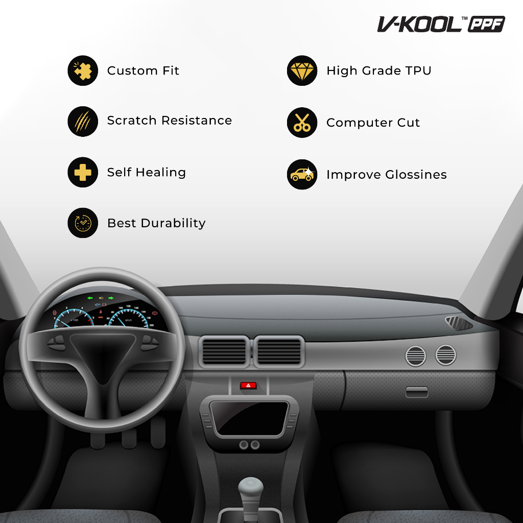 Jual V-KOOL PPF Interior Protector Toyota Innova Zenix Type G - Full ...