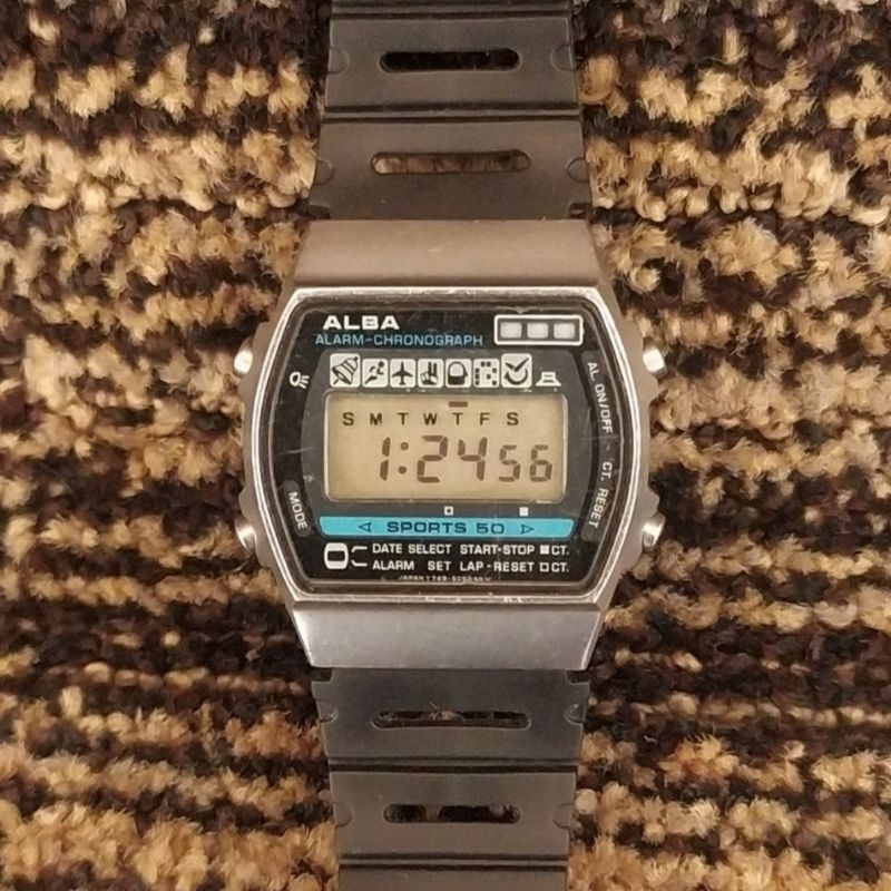 Jual SEIKO - ALBA SPORTS 50 Y749 - 5050 LCD DIGITAL ALARM Jual SEIKO - ALBA SPORTS 50 Y749 - 5050 LCD DIGITAL ALARM