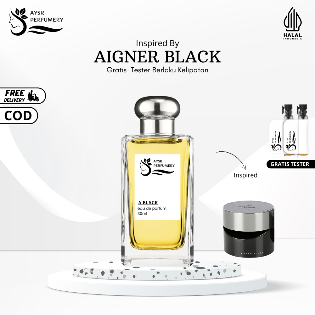 AIGNIR BLACK Parfum Pria Paling Terlaris Wangi Tahan Lama Garansi Uang Kembali Jika Wangi Tidak Tahan Lama