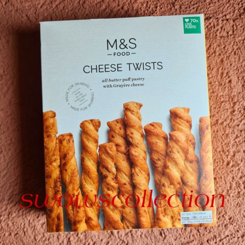 Jual M&S MARK MARKS & AND SPENCER CHEESE TWISTS TWIST STICK BISCUIT