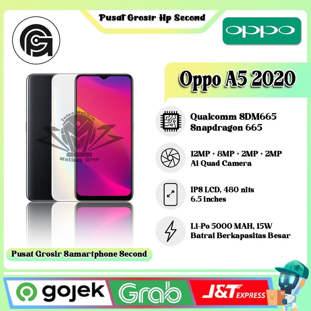 Oppo A5 (2020) CPH1933 64GB 3GB RAM Qualcomm SDM665 Snapdragon 665