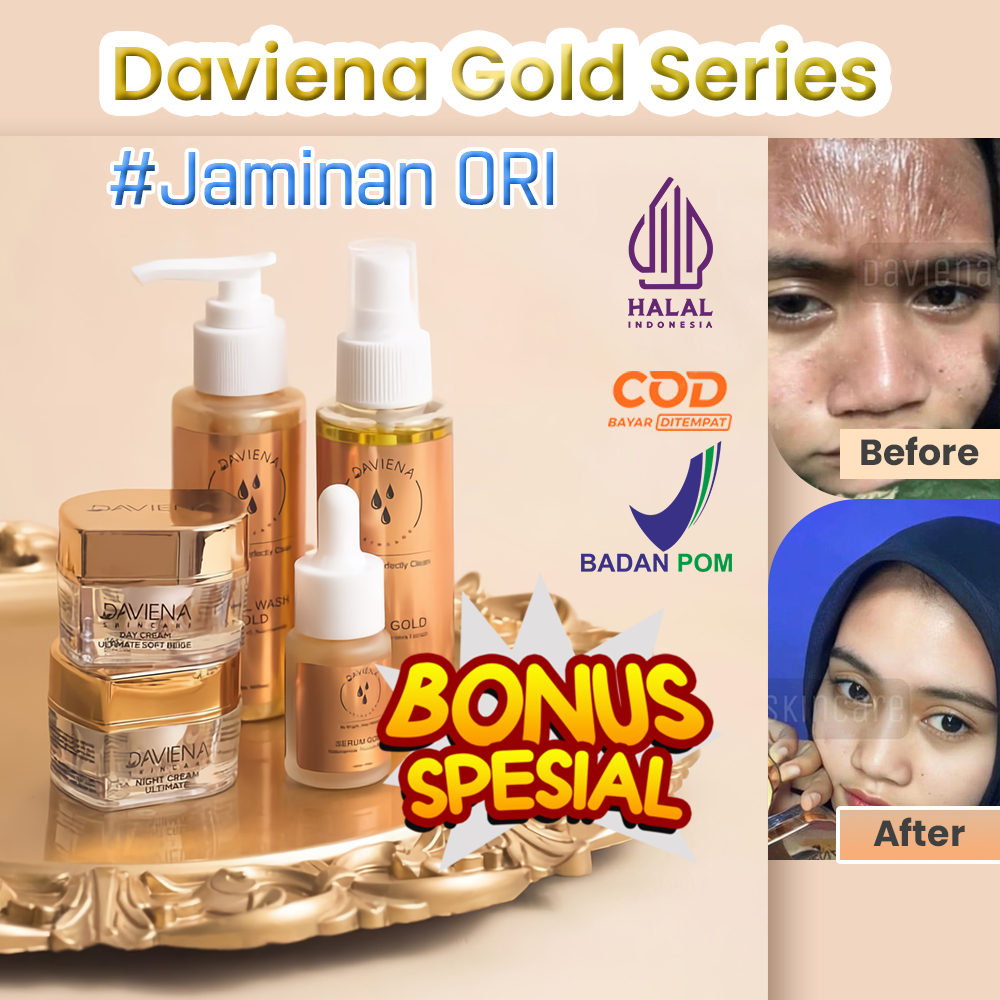 Harga Skincare Daviena 1 Paket Gold