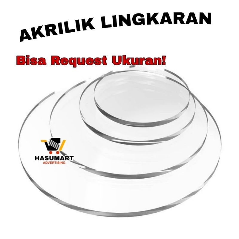 Jual Akrilik bulat 70cm / Akrilik lingkaran / Acrylic Lembaran | Shopee