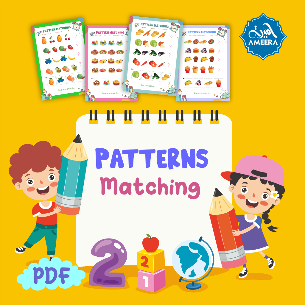 Jual Aktivitas mengisi pola yang sama (pattern matching) untuk paud/tk ...