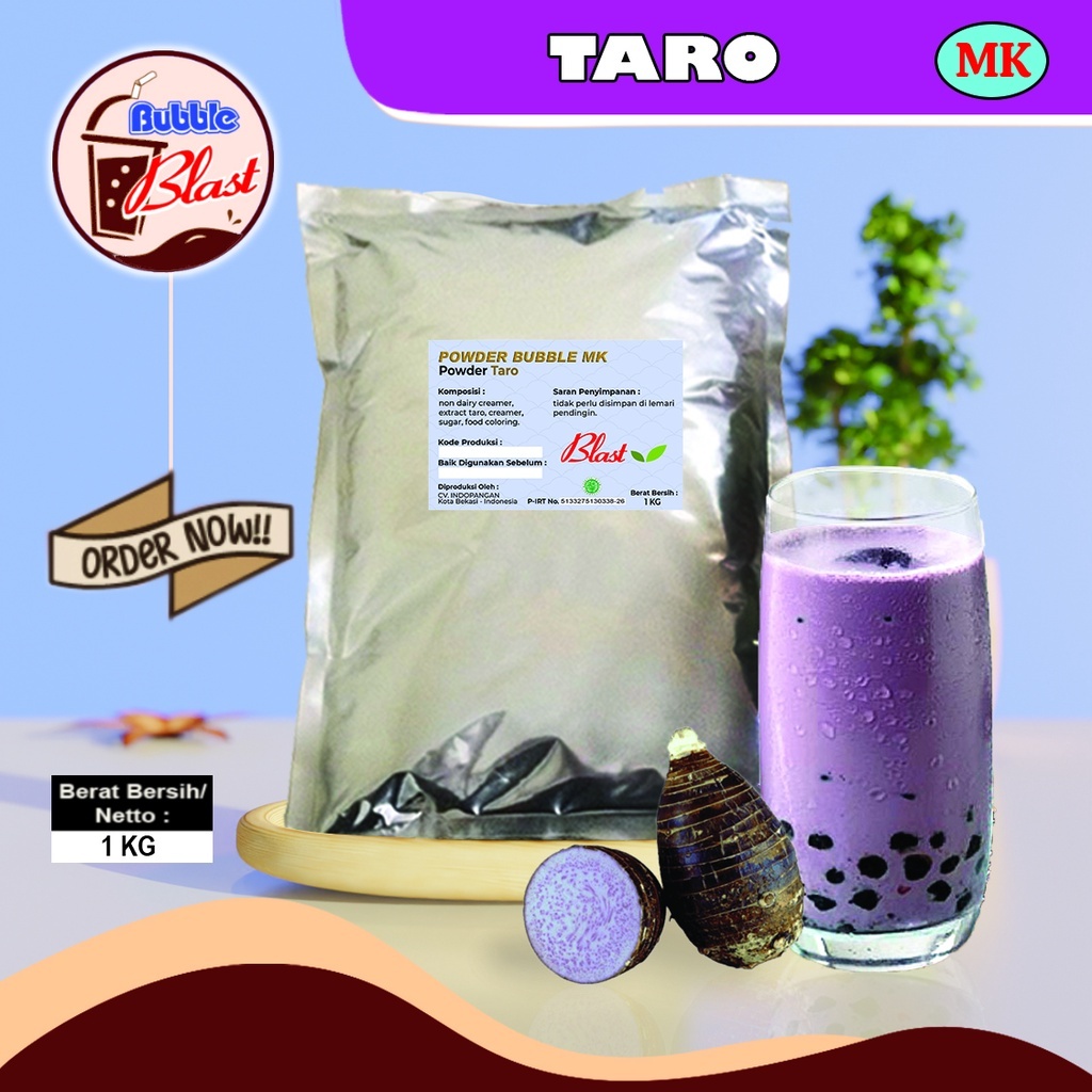 Jual Powder Minuman Rasa Taro 1 kg Mix (Creamer & Gula) / Bubuk Minuman ...