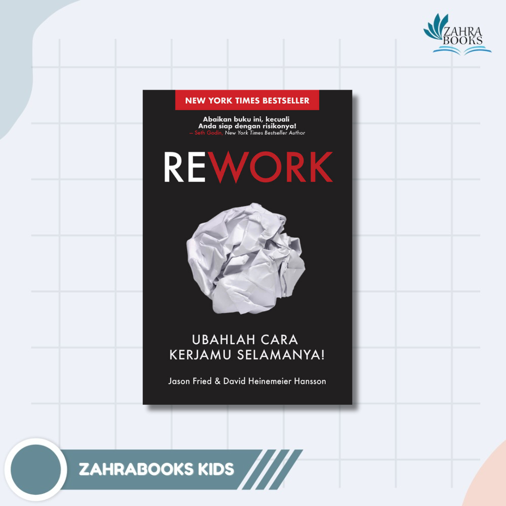 Jual BUKU REWORK By Jason Fried & David Heinemeier Hansson - RENEBOOK ...