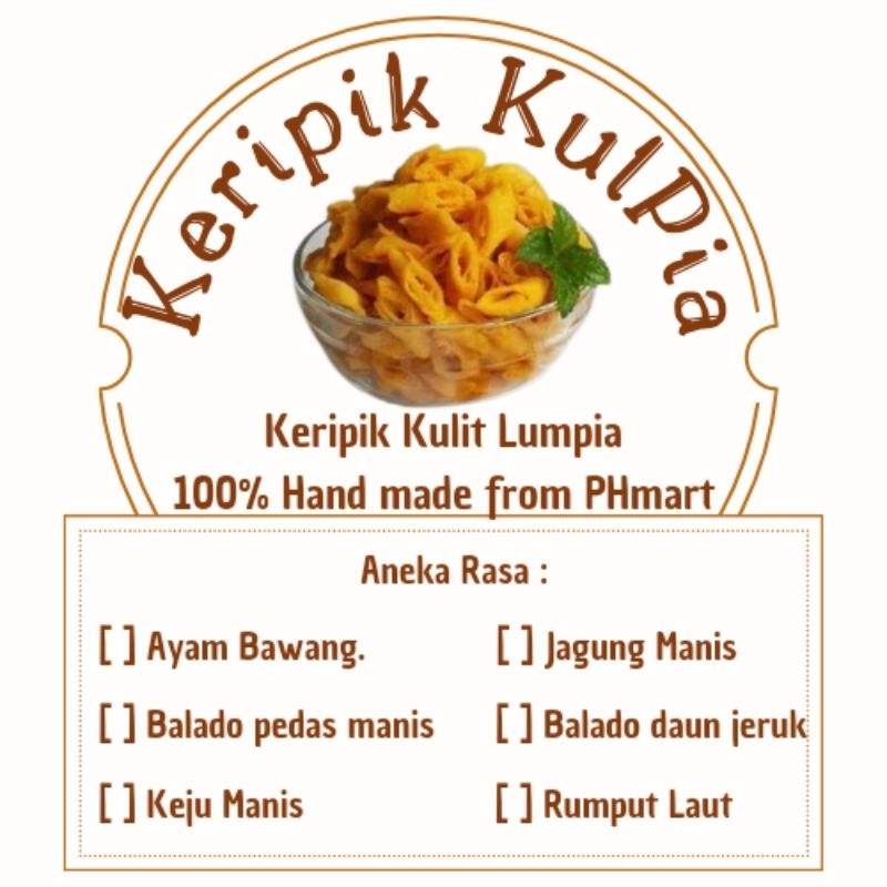 Jual Keripik KulPia (Kulit Lumpia) | Shopee Indonesia