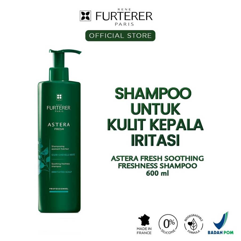 Jual Rene Furterer Astera Fresh Soothing Freshness Shampoo 600ml (Untuk