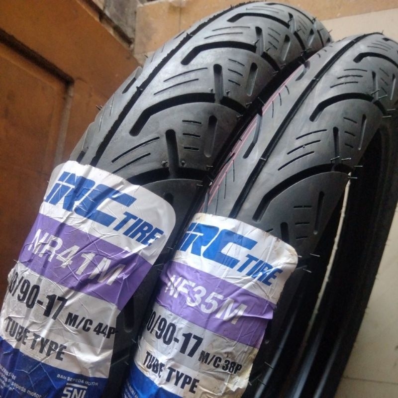 Jual PAKET SEPASANG BAN IRC NR41M 80/90-17 & NF35M 70/90-17 TUBE TYPE ...