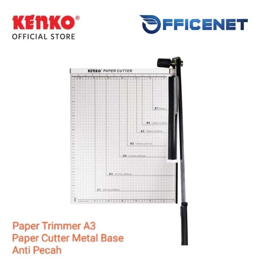 Jual Paper Trimmer Cutter Metal Base Alat Potong Kertas A3 Anti Pecah