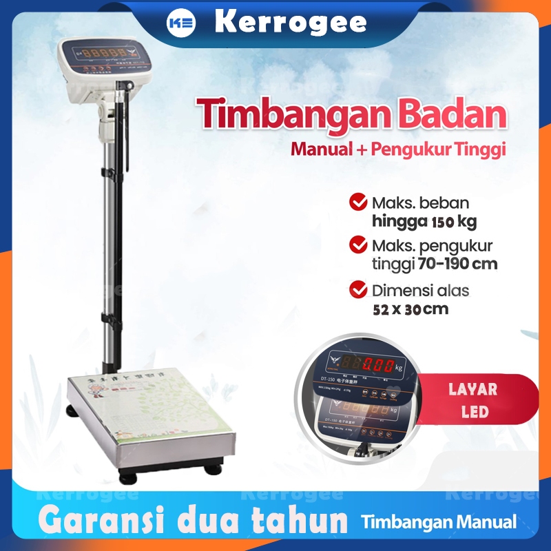 Jual Timbangan Digital Rumah Sakit + Pengukur Tinggi Badan Terbaik