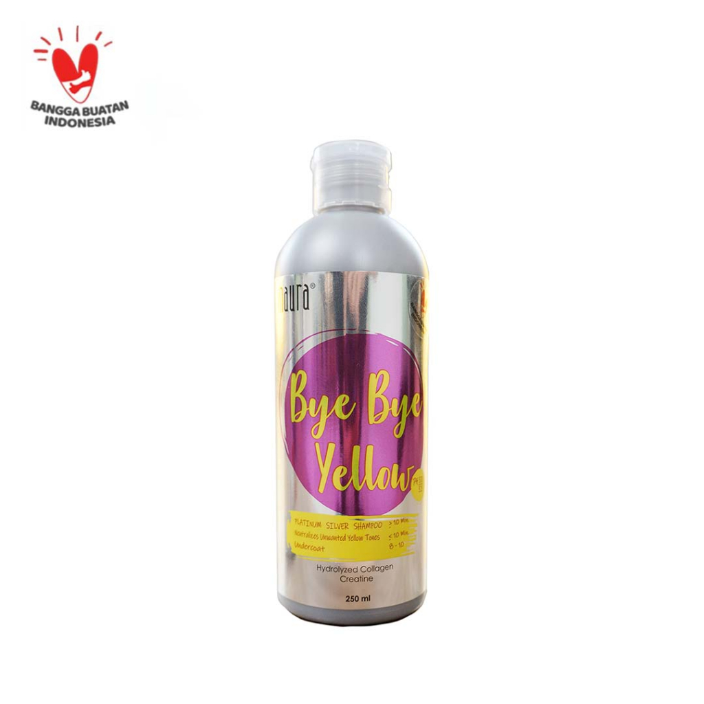 ☑️ YK ☑️ INAURA Bye Bye Yellow / Platinum Silver Shampoo 250ml