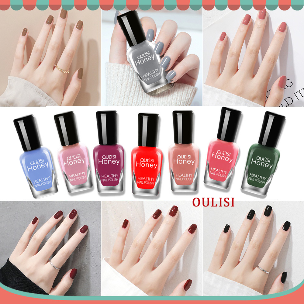 Jual TERMURAH Oulisi Honey Kutek Muslimah Peel Off nail polish Bisa