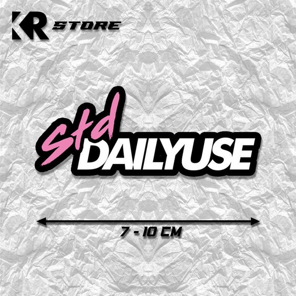 Jual Sticker STD Dailyuse Sticker Racing | sticker motor | sticker ...
