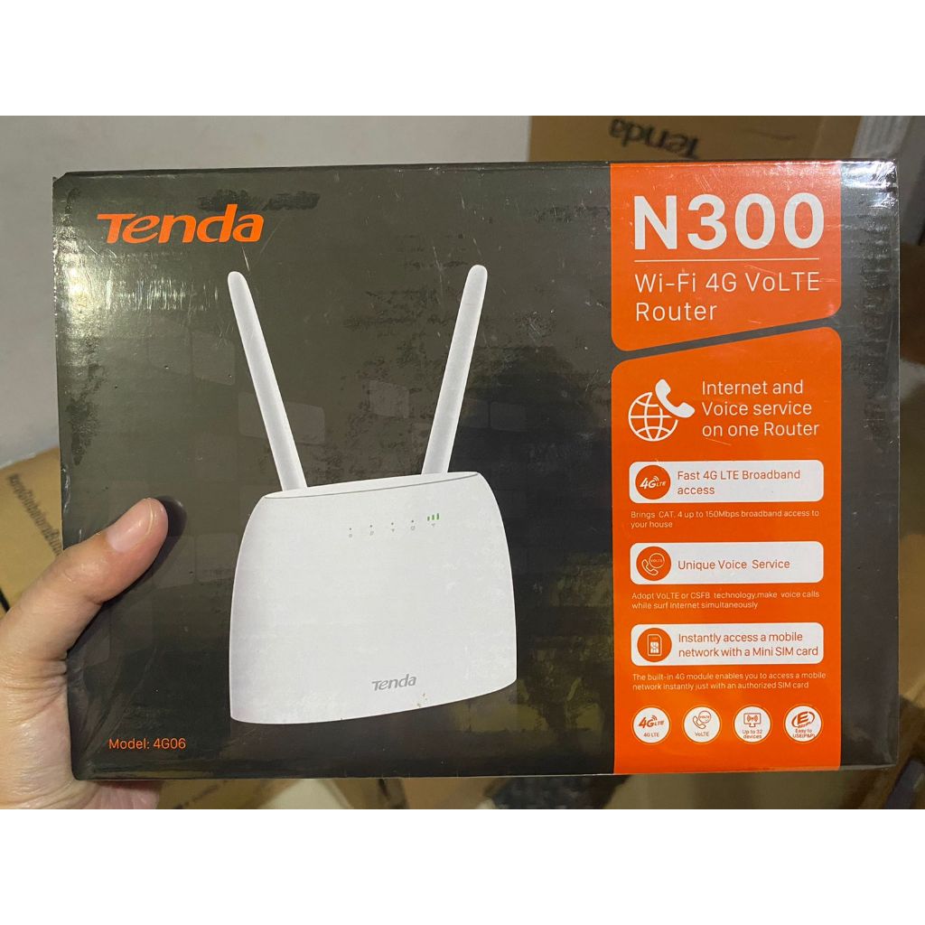 Jual Tenda 4G06 N300 Wifi 4G Router | Shopee Indonesia