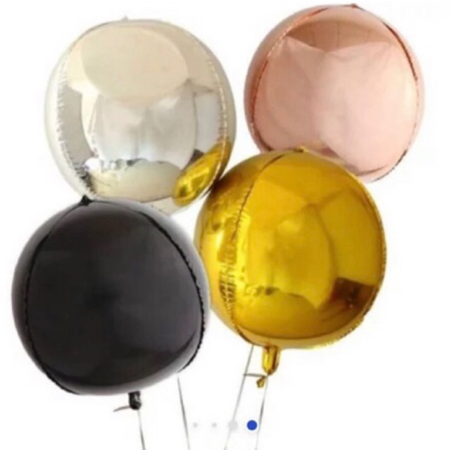 Jual Balon Foil Orbz 4D Bulat Bola 18inch | Shopee Indonesia