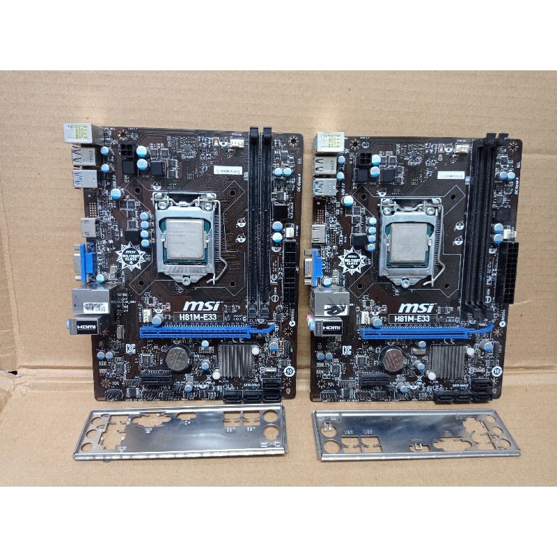 Jual Mainboard MSI WEARNES H81 LGA 1150 || Ddr3 || GEN KE 4 | Shopee ...
