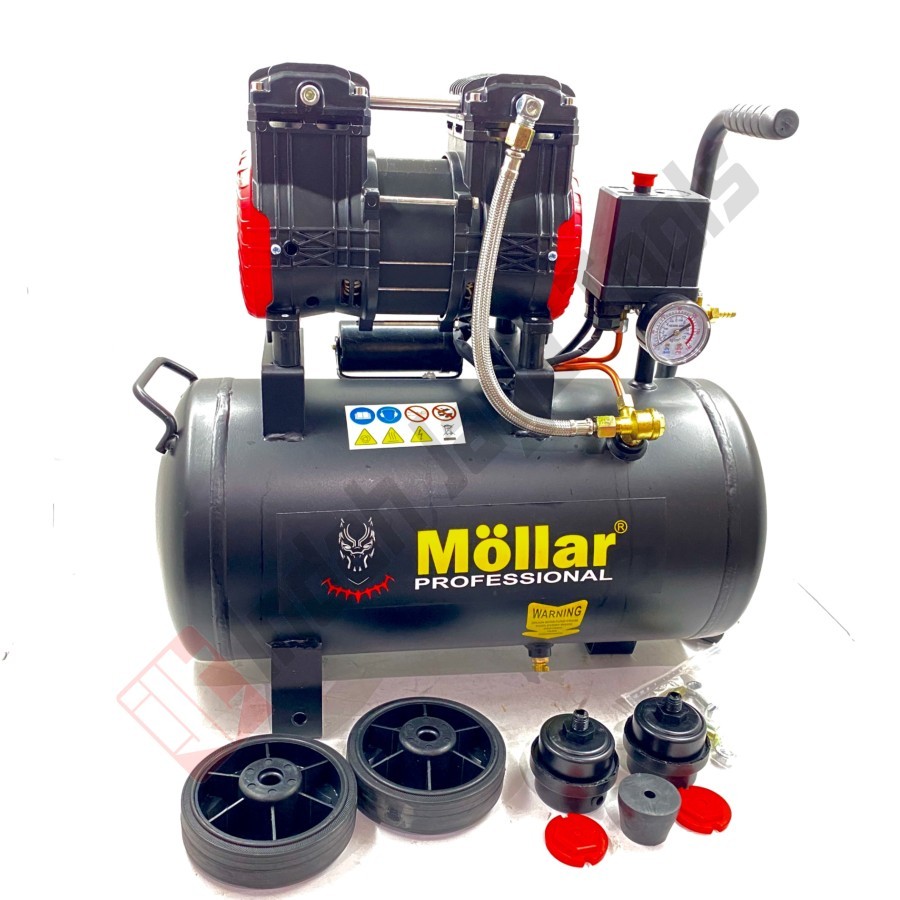 Jual Kompresor angin Mollar Black Panther 1008BP 0,75HP Oiless air ...