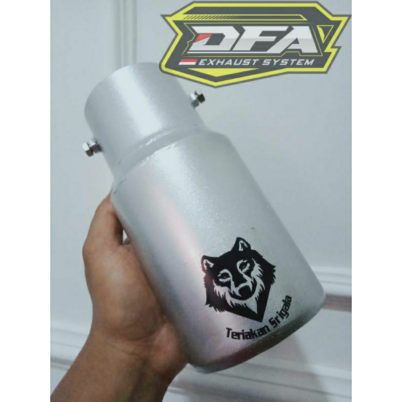 Jual Knalpot Serigala Silver Truk Canter Dobel Hino Dutro Dyna Isuzu Giga Nmr Khusus Truk