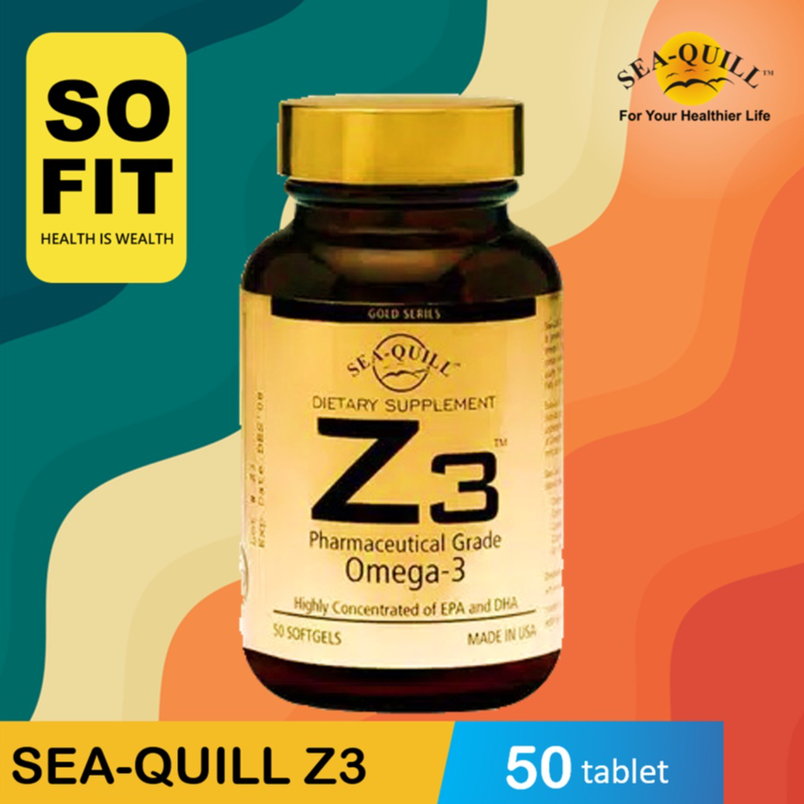 Jual Sea Quill Z3 Omega 3 50s Sea Quill Seaquill Omega 3 Vitamin